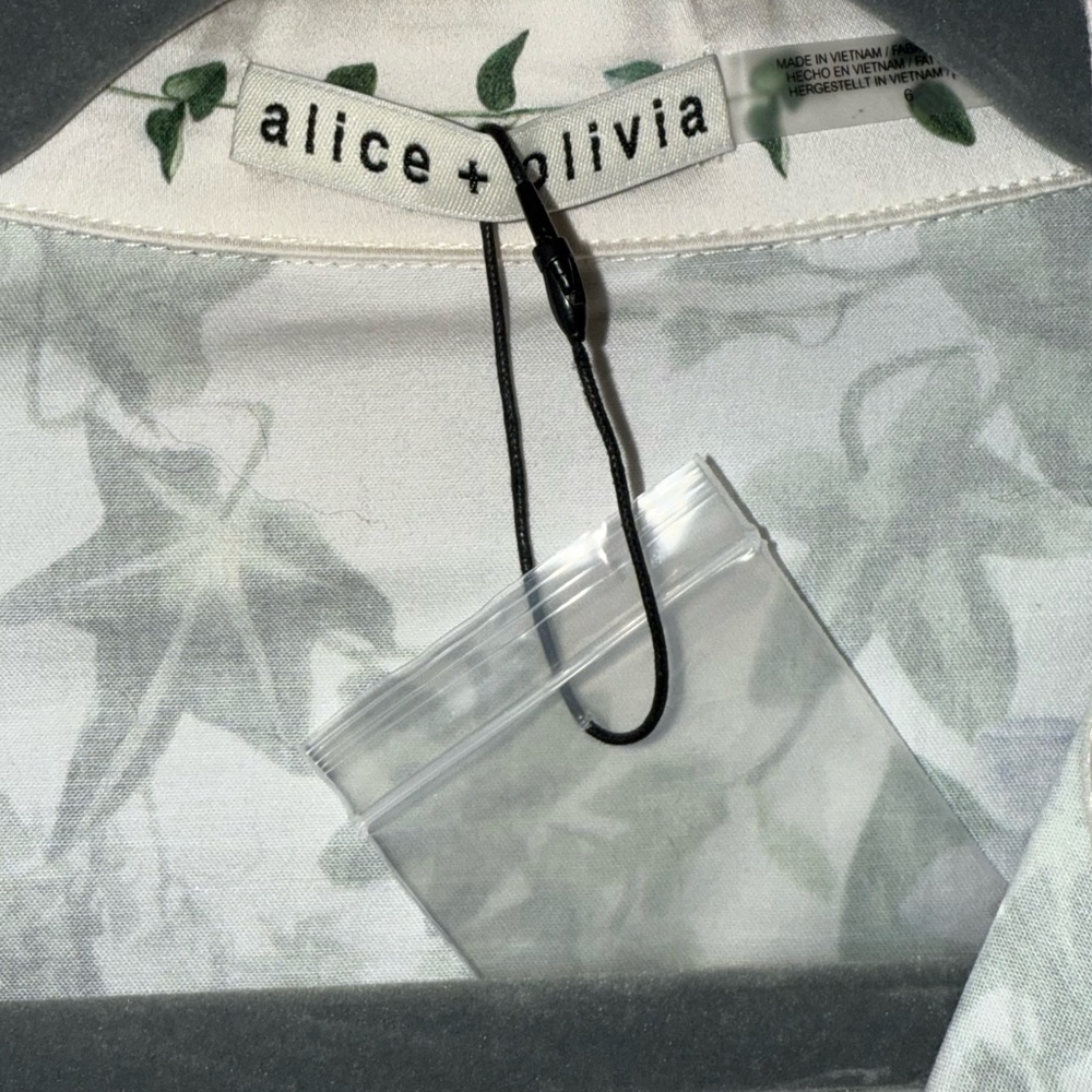 Alice and Olivia Lucy Ivy Romance Mini Shirtdress - Picture 10 of 13